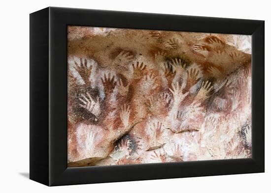 Cueva de las Manos (Cave of Hands), UNESCO World Heritage Site, Patagonia, Argentina-Alex Treadway-Framed Premier Image Canvas