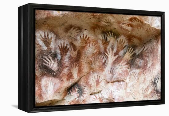 Cueva de las Manos (Cave of Hands), UNESCO World Heritage Site, Patagonia, Argentina-Alex Treadway-Framed Premier Image Canvas