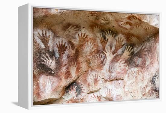 Cueva de las Manos (Cave of Hands), UNESCO World Heritage Site, Patagonia, Argentina-Alex Treadway-Framed Premier Image Canvas