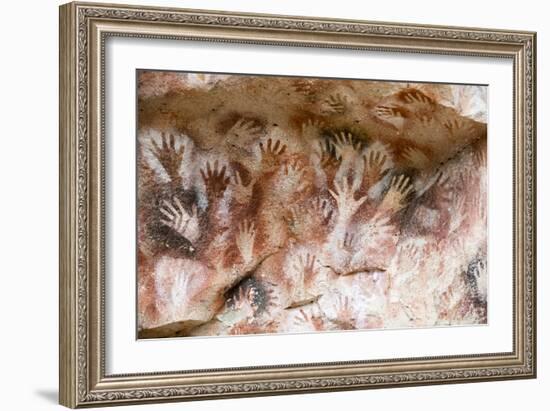 Cueva de las Manos (Cave of Hands), UNESCO World Heritage Site, Patagonia, Argentina-Alex Treadway-Framed Photographic Print