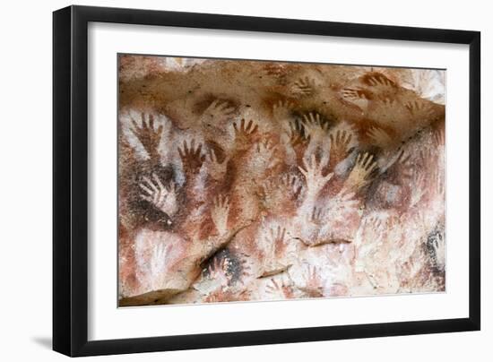 Cueva de las Manos (Cave of Hands), UNESCO World Heritage Site, Patagonia, Argentina-Alex Treadway-Framed Photographic Print