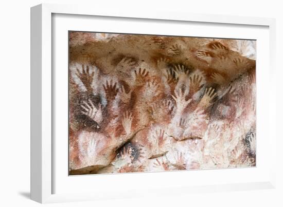 Cueva de las Manos (Cave of Hands), UNESCO World Heritage Site, Patagonia, Argentina-Alex Treadway-Framed Photographic Print