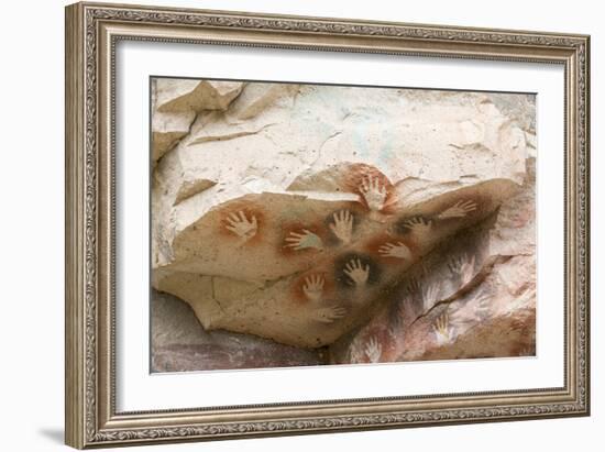 Cueva de las Manos (Cave of Hands), UNESCO World Heritage Site, Patagonia, Argentina-Alex Treadway-Framed Photographic Print