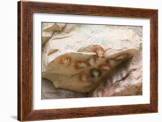 Cueva de las Manos (Cave of Hands), UNESCO World Heritage Site, Patagonia, Argentina-Alex Treadway-Framed Photographic Print