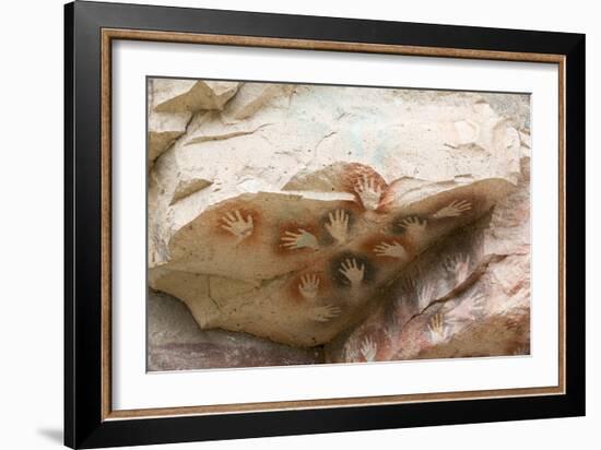 Cueva de las Manos (Cave of Hands), UNESCO World Heritage Site, Patagonia, Argentina-Alex Treadway-Framed Photographic Print