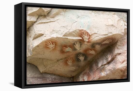 Cueva de las Manos (Cave of Hands), UNESCO World Heritage Site, Patagonia, Argentina-Alex Treadway-Framed Premier Image Canvas