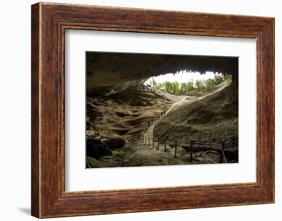 Cueva Del Milodon, Puerto Natales, Patagonia, Chile, South America-Tony-Framed Photographic Print