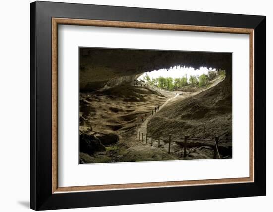 Cueva Del Milodon, Puerto Natales, Patagonia, Chile, South America-Tony-Framed Photographic Print