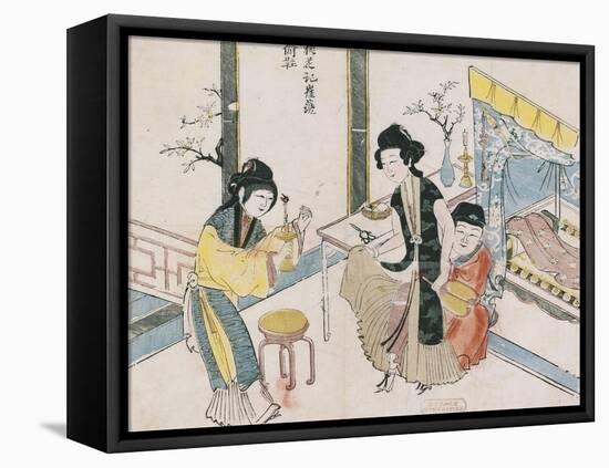 Cui Hu Stealing the Slipper-null-Framed Stretched Canvas