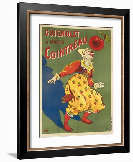 'Cuignolet d'Angers Cointreau'. Werbeplakat für Guignolet Cointreau. Ca. 1900-Eugène Ogé-Framed Giclee Print