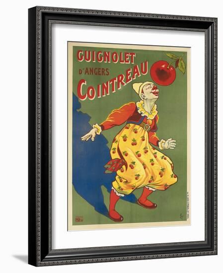 'Cuignolet d'Angers Cointreau'. Werbeplakat für Guignolet Cointreau. Ca. 1900-Eugène Ogé-Framed Giclee Print