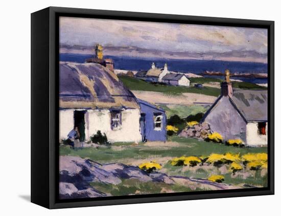 Cuil Phail Croft, the Two Crofts, Iona-Francis Campbell Boileau Cadell-Framed Premier Image Canvas