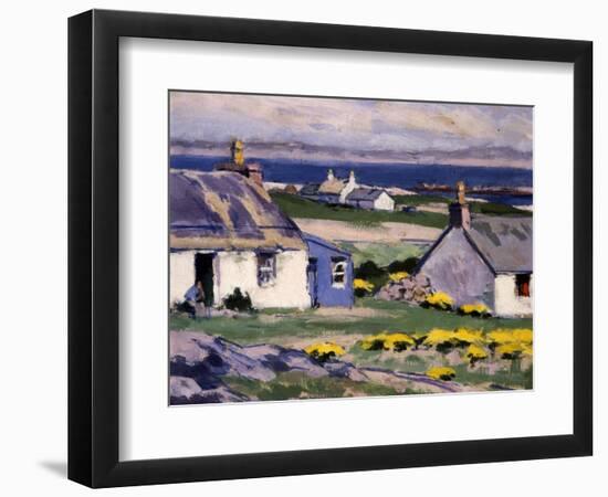 Cuil Phail Croft, the Two Crofts, Iona-Francis Campbell Boileau Cadell-Framed Giclee Print