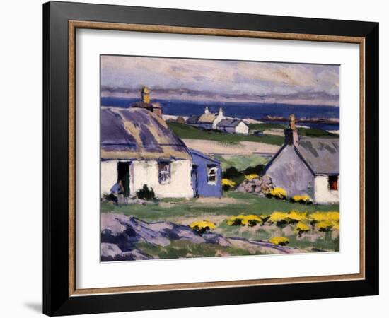Cuil Phail Croft, the Two Crofts, Iona-Francis Campbell Boileau Cadell-Framed Giclee Print