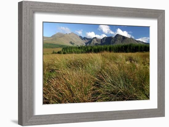 Cuillin Hills from Glen Brittle, Isle of Skye, Highland, Scotland-Peter Thompson-Framed Photographic Print