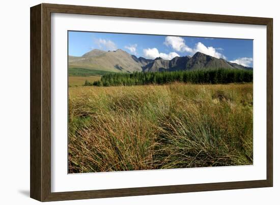 Cuillin Hills from Glen Brittle, Isle of Skye, Highland, Scotland-Peter Thompson-Framed Photographic Print