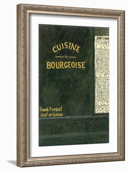 Cuisine Bourgeoise, 2006-Delphine D. Garcia-Framed Giclee Print