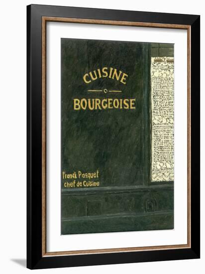 Cuisine Bourgeoise, 2006-Delphine D. Garcia-Framed Giclee Print