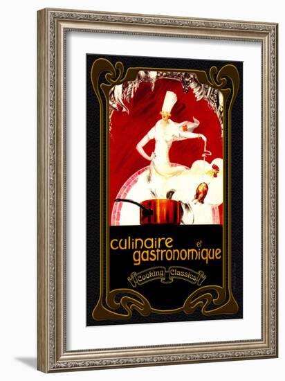 Culinaire et Gastronomique-Kate Ward Thacker-Framed Giclee Print