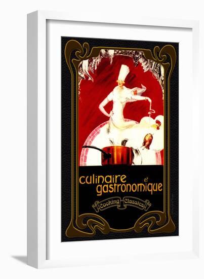 Culinaire et Gastronomique-Kate Ward Thacker-Framed Giclee Print