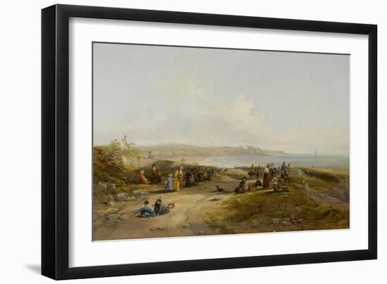 Cullercoats from Tynemouth-John Wilson Carmichael-Framed Giclee Print