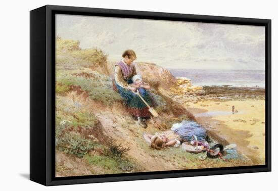 Cullercoats-Myles Birket Foster-Framed Premier Image Canvas