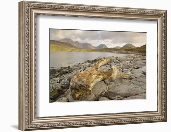 Cullin Mountains from Loch Slapin, Isle of Skye, Inner Hebrides, Scotland, United Kingdom, Europe-Gary Cook-Framed Photographic Print