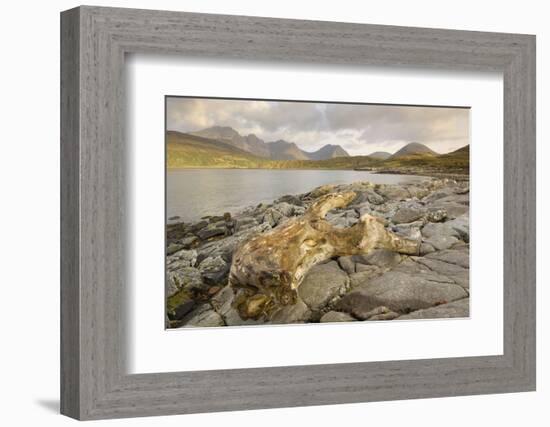 Cullin Mountains from Loch Slapin, Isle of Skye, Inner Hebrides, Scotland, United Kingdom, Europe-Gary Cook-Framed Photographic Print