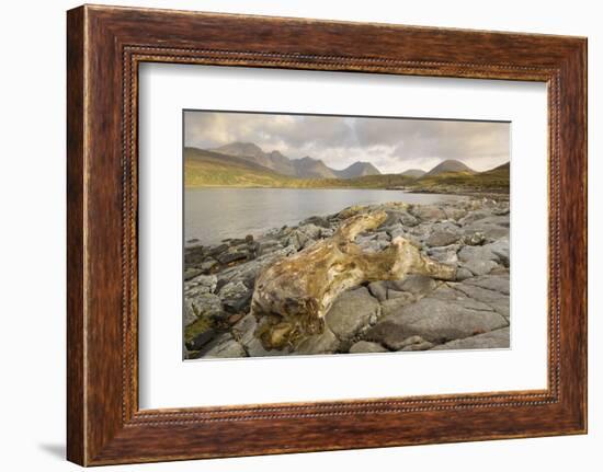 Cullin Mountains from Loch Slapin, Isle of Skye, Inner Hebrides, Scotland, United Kingdom, Europe-Gary Cook-Framed Photographic Print