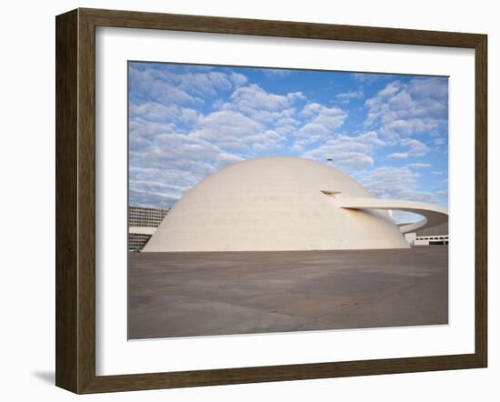 Cultural Complex of the Republic, National Museum, Brasilia, Distrito Federal-Brasilia, Brazil-Jane Sweeney-Framed Photographic Print