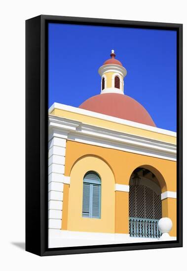 Cultural Institute in Old San Juan, Puerto Rico, West Indies, Caribbean, Central America-Richard Cummins-Framed Premier Image Canvas