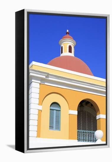 Cultural Institute in Old San Juan, Puerto Rico, West Indies, Caribbean, Central America-Richard Cummins-Framed Premier Image Canvas