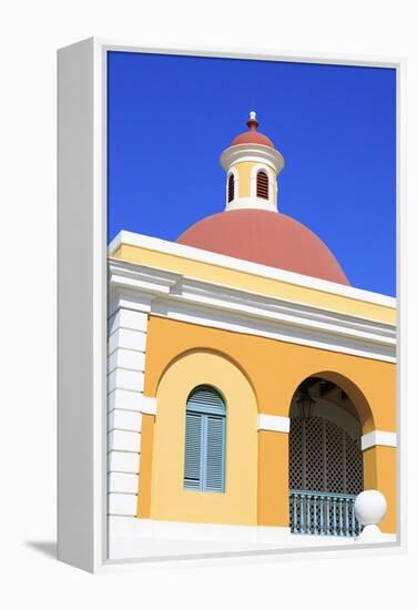 Cultural Institute in Old San Juan, Puerto Rico, West Indies, Caribbean, Central America-Richard Cummins-Framed Premier Image Canvas