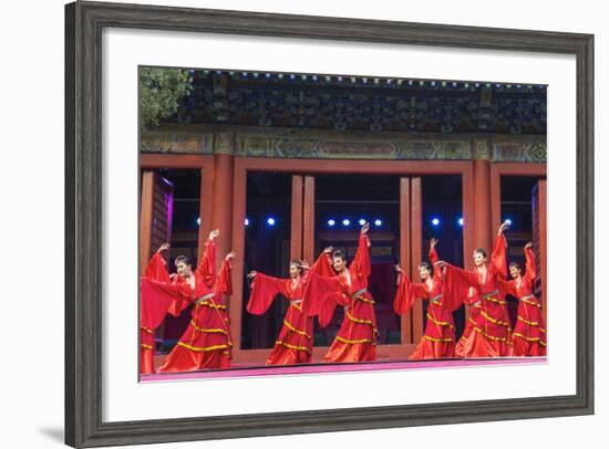 Cultural Performance in Period Costume, Beijing, China-Peter Adams-Framed Photographic Print