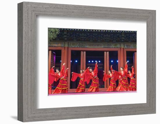 Cultural Performance in Period Costume, Beijing, China-Peter Adams-Framed Photographic Print