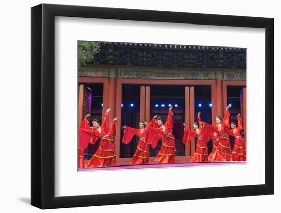 Cultural Performance in Period Costume, Beijing, China-Peter Adams-Framed Photographic Print