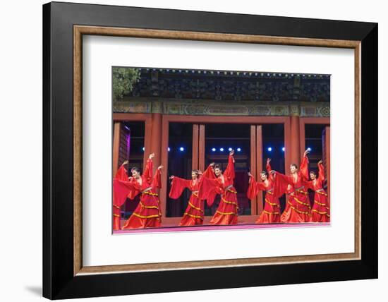 Cultural Performance in Period Costume, Beijing, China-Peter Adams-Framed Photographic Print