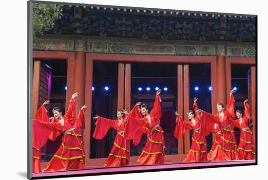 Cultural Performance in Period Costume, Beijing, China-Peter Adams-Mounted Photographic Print