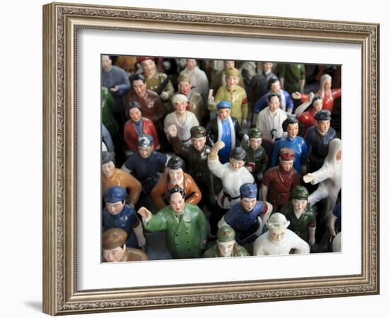 Cultural Revolution Kitsch, Cat Street Market, Upper Lascar Row, Hong Kong, China, Asia-Wendy Connett-Framed Photographic Print