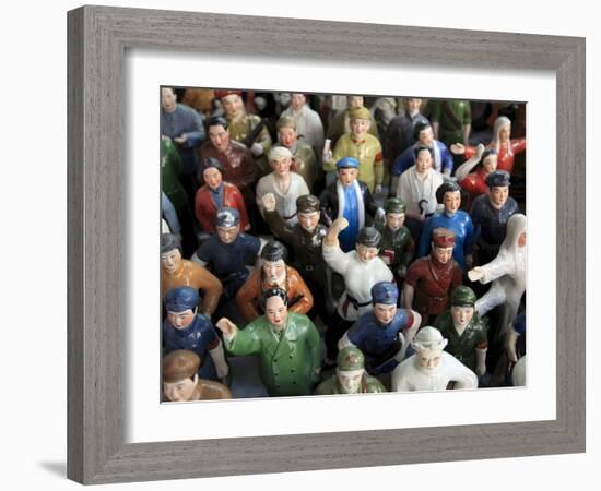 Cultural Revolution Kitsch, Cat Street Market, Upper Lascar Row, Hong Kong, China, Asia-Wendy Connett-Framed Photographic Print