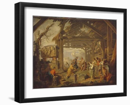 Cumaean Sibyl Prophesied the Birth of Christ, 1738-Giovanni Paolo Panini-Framed Giclee Print