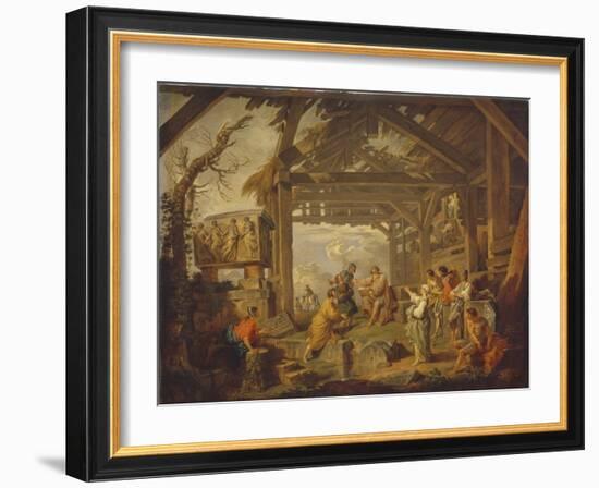 Cumaean Sibyl Prophesied the Birth of Christ, 1738-Giovanni Paolo Panini-Framed Giclee Print