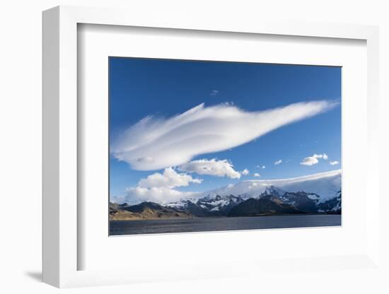 Cumberland East Bay and the mountains of the Allardyce Range. South Georgia Island-Martin Zwick-Framed Photographic Print