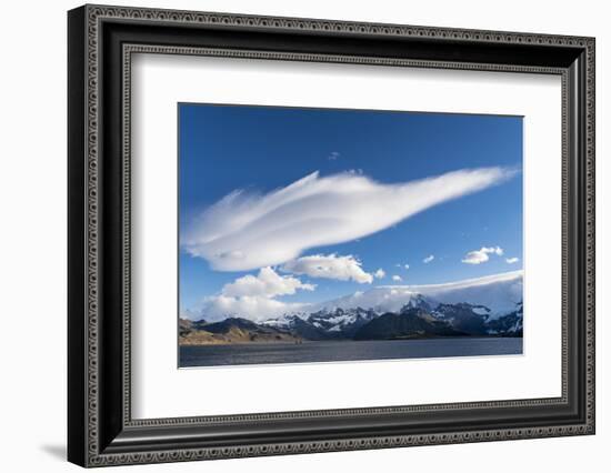 Cumberland East Bay and the mountains of the Allardyce Range. South Georgia Island-Martin Zwick-Framed Photographic Print