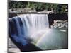 Cumberland Falls on the Cumberland River, It Drops 60 Feet Over the Sandstone Edge, Kentucky, USA-Anthony Waltham-Mounted Photographic Print