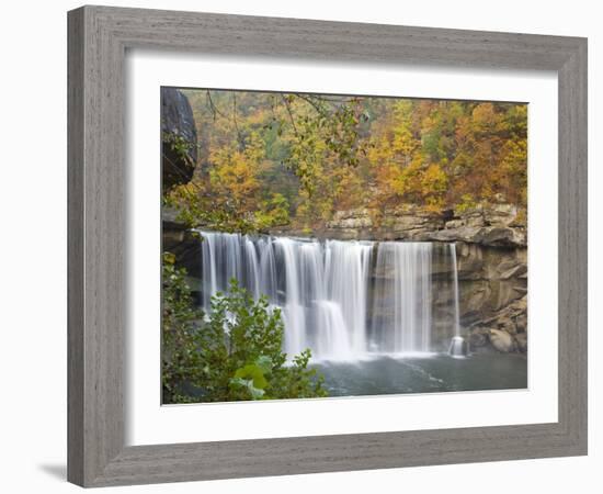 Cumberland Falls State Park near Corbin, Kentucky, USA-Chuck Haney-Framed Photographic Print