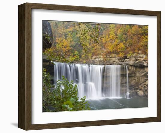 Cumberland Falls State Park near Corbin, Kentucky, USA-Chuck Haney-Framed Photographic Print