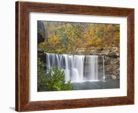 Cumberland Falls State Park near Corbin, Kentucky, USA-Chuck Haney-Framed Photographic Print