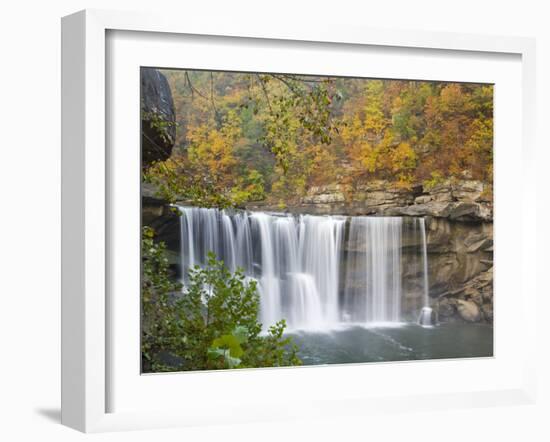 Cumberland Falls State Park near Corbin, Kentucky, USA-Chuck Haney-Framed Photographic Print