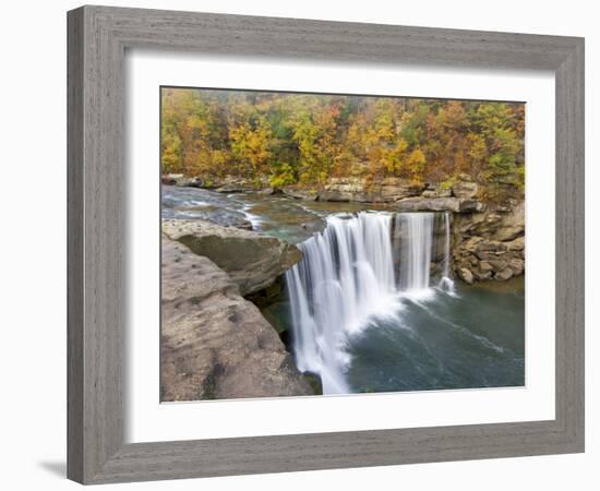 Cumberland Falls State Park near Corbin, Kentucky, USA-Chuck Haney-Framed Photographic Print